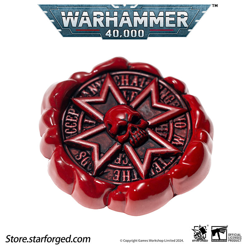 Warhammer 40000 Black Templars Purity Seals Cross badge Starforged
Purity Seals can be used in three ways: as a brooch, as an adhesive patch, and as a Velcro. Now you can enjoy the above functions by purchasing any style
Purity Seal: Black Templars
Purity seals are borne by various Imperial troops, applied to weapons, armor and vehicles.
They usually take form of wax seal and parchment which inscribed with declarations and prayers.
The two parchments attached is inscribed with Vows of the Black Templars